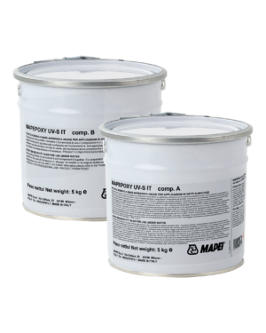 MAPEPOXY UV-S IT (KIT A+B 10Kg) - Stucco adesivo a base epossidica anche per applicazioni in getti subacquei