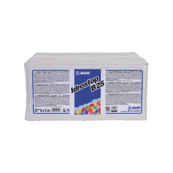 IDROSTOP B25 (5Mt) - Giunto bentonitico idroespandente per la sigillatura delle riprese di getto.