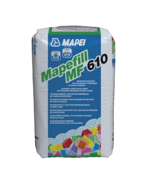 MAPEFILL MF 610 (25 Kg) - Betoncino espansivo per ancoraggi di precisione di grosso spessore.