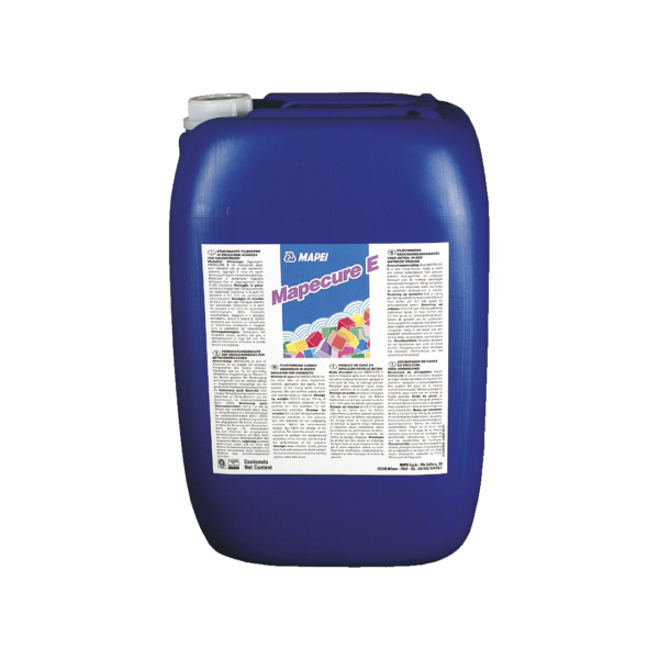 MAPECURE E (25Kg) - Antievaporante in emulsione acquosa per proteggere dall’essiccamento rapido superfici in calcestruzzo soggette all’azione del sole e del vento.