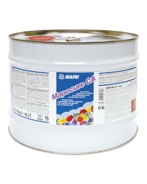 MAPECURE CA (10Kg) - Stagionante filmogeno a solvente, sovraverniciabile, di colore chiaro a base acrilica, per malte e calcestruzzi.