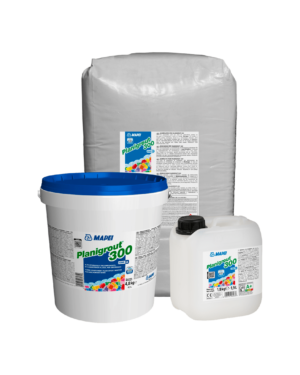 PLANIGROUT 300 (KIT A+B+C 12,2Kg) - Malta epossidica tricomponente, di consistenza fluida, per ancoraggi.