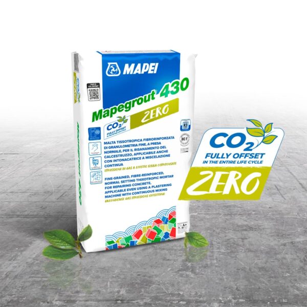 MAPEGROUT 430 ZERO (25Kg) -  Viene impiegata per il ripristino del copriferro di strutture in calcestruzzo degradate ed è applicabile anche con intonacatrice a miscelazione continua. - immagine 2