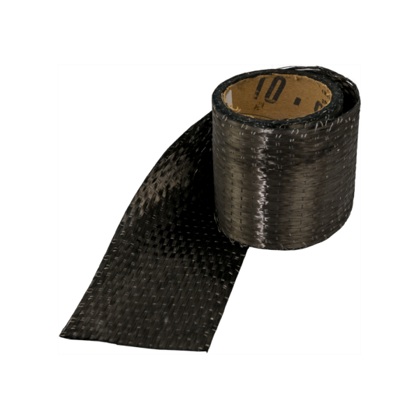 MAPEWRAP C UNI-AX 300/40 (Rotolo 50Mt x 40Cm 300Gr/Mq) - Tessuto unidirezionale in fibra di carbonio ad alta resistenza ed elevato modulo elastico.