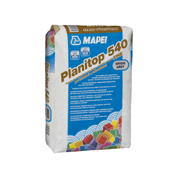 PLANITOP 540 (25Kg) - Rasatura cementizia idrofuga a tessitura civile fine per intonaci e calcestruzzi