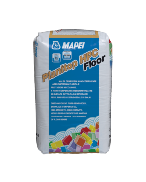 PLANITOP HPC FLOOR (25Kg) - Malta cementizia monocomponente a elevata fluidità ed elevatissime prestazioni meccaniche a ritiro compensato fibrorinforzata con fibre in acciaio .