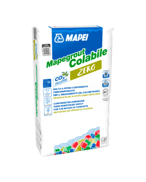 MAPEGROUT COLABILE ZERO (25Kg) - È adatto al ripristino di strutture dove particolari spessori e conformazioni di degrado impongono l’impiego di malte colabili e per ancoraggi di precisione di macchinari o strutture metalliche.