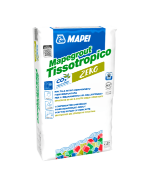 MAPEGROUT TISSOTROPICO ZERO (25Kg) - Per il ripristino corticale di strutture in calcestruzzo ammalorato su superfici verticali o orizzontali, anche in forti spessori senza bisogno di casserare.
