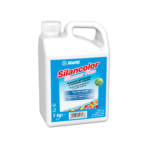 SILANCOLOR CLEANER PLUS - Preparato igienizzante in soluzione acquosa, ad alta penetrazione e resistente a muffe e alghe.