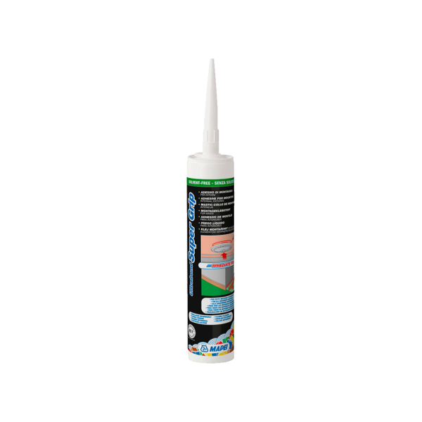 ULTRABOND SUPER GRIP (310Ml) - Adesivo di montaggio deformabile acrilico per interni ad elevato effetto ventosa iniziale.