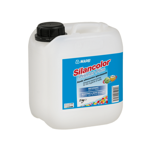 SILANCOLOR PRIMER PLUS - Fondo silossanico igienizzante, uniformante, resistente a muffe ed alghe.