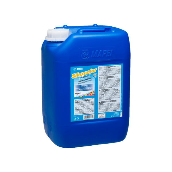 SILEXCOLOR PRIMER (10Kg) - Primer ai silicati, uniformante a elevata traspirabilità, a norma DIN 18363.