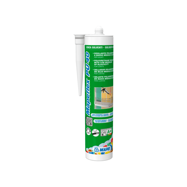 MAPEFLEX PU40 (Cartuccia 300Ml) - Sigillante poliuretanico a basso modulo elastico, verniciabile, con movimenti fino al 25%.