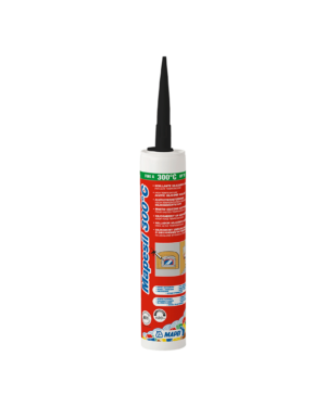 MAPESIL 300°C (Cartuccia 300Ml) - Sigillante siliconico acetico per alte temperature.