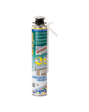MAPEPUR ALL IN ONE FOAM (Bomboletta 750Ml) - Schiuma poliuretanica autoespandente multifunzione e multiuso per riempimento ed isolamento termo-acustico.