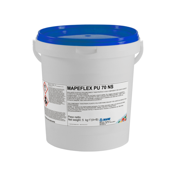 MAPEFLEX PU 70 NS (5Kg) - Sigillante elastico poliuretanico tissotropico a due componenti per giunti soggetti a contatto con idrocarburi.