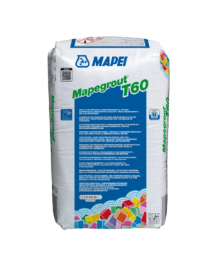 MAPEGROUT T60 (25Kg) - Malta tissotropica fibrorinforzata a ritiro compensato resistente ai solfati per il risanamento del calcestruzzo.