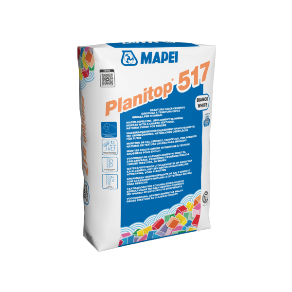 PLANITOP 517 (25Kg) - Rasatura calce-cemento a tessitura civile grossa per intonaci.