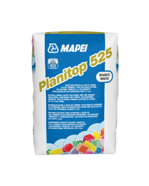 PLANITOP 525 (BIANCO - 25Kg) - Rasatura bianca a civile a base di calce-cemento per intonaci interni ed esterni “freschi” o “stagionati”, applicabile in uno spessore fino a 3 mm.