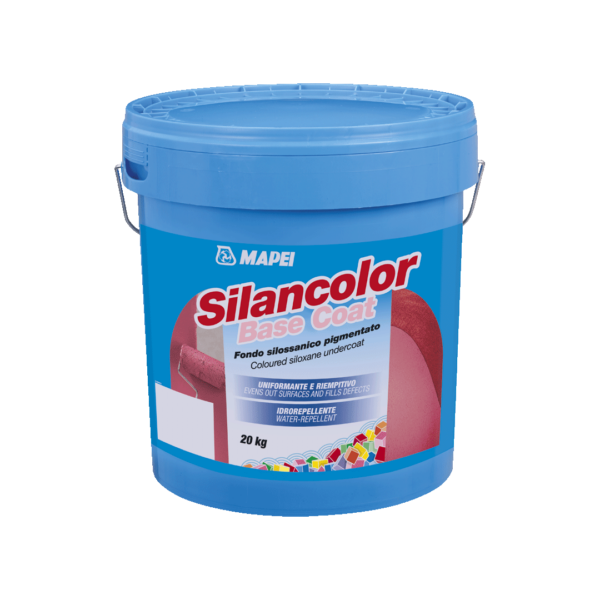 SILANCOLOR BASE COAT (20Kg) - Fondo silossanico pigmentato, per esterni ed interni, uniformante, riempitivo e idrorepellente.