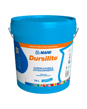 DURSILITE (20Kg) - Idropittura murale superlavabile ed extracoprente ideale per progetti cromatici.