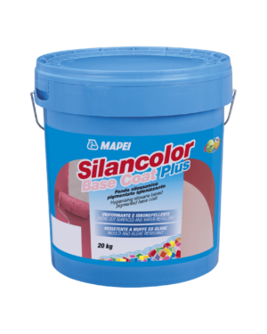SILANCOLOR BASE COAT PLUS (20Kg) - Fondo silossanico pigmentato igienizzante per interni ed esterni, uniformante e resistente a muffe e alghe.