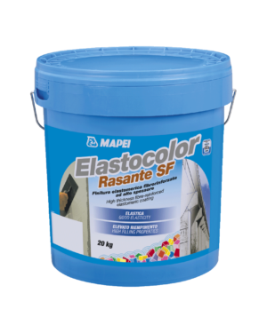 ELASTOCOLOR RASANTE SF (20Kg) - Finitura elastomerica fibrorinforzata ad alto spessore, per esterni ed interni, elastica a elevato riempimento.