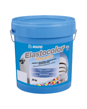 ELASTOCOLOR RASANTE (20Kg) - Finitura riempitiva elastomerica fibrorinforzata, per esterni ed interni, ad elevata elasticità, mascherante.