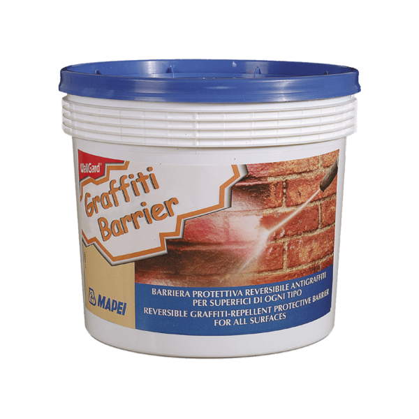 WallGard Graffiti BARRIER (5Kg) - Barriera protettiva reversibile, antigraffiti, per superfici di ogni tipo.