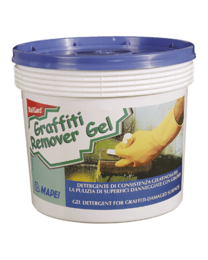 WallGard Graffiti REMOVER GEL (5Kg) -  Detergente tissotropico per la pulizia di superfici danneggiate con graffiti.