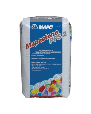 MAPESTONE PFS 2 (25Kg White) - Malta premiscelata per la stuccatura di pavimentazioni architettoniche in pietra.