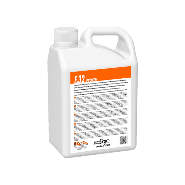 F.32 PROCEM (5Kg) - Consolidante monocomponente inodore ed incolore ad elevata capacità di penetrazione a base di principi attivi sintetici in dispersione acquosa.