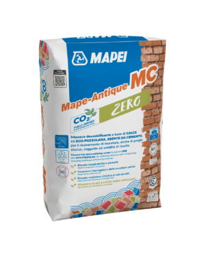 MAPE-ANTIQUE MC (25Kg) - Il deumidificante eco-sostenibile per l’edilizia storica e per gli ambienti soggetti ad aggressione chimico-fisica.