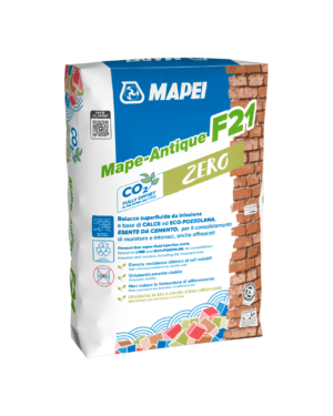 MAPE-ANTIQUE F21 (17Kg) - Il legante a base di calce ed esente da cemento per il micro consolidamento storico.