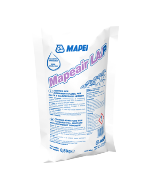MAPEAIR LA/P (0,5Kg) - Additivo per riempimenti fluidi, malte e calcestruzzi leggeri.