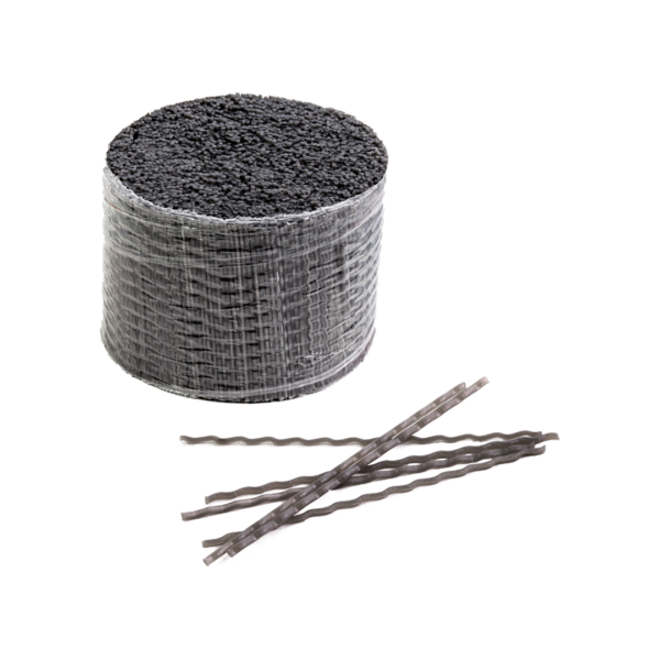 MAPEFIBRE ST 42 (6Kg) - Fibre polimeriche strutturali per calcestruzzo e massetti cementizi. Possono sostituire parzialmente o totalmente l’armatura di tipo ordinario. Disponibili nella lunghezza di 30 e 42 mm.