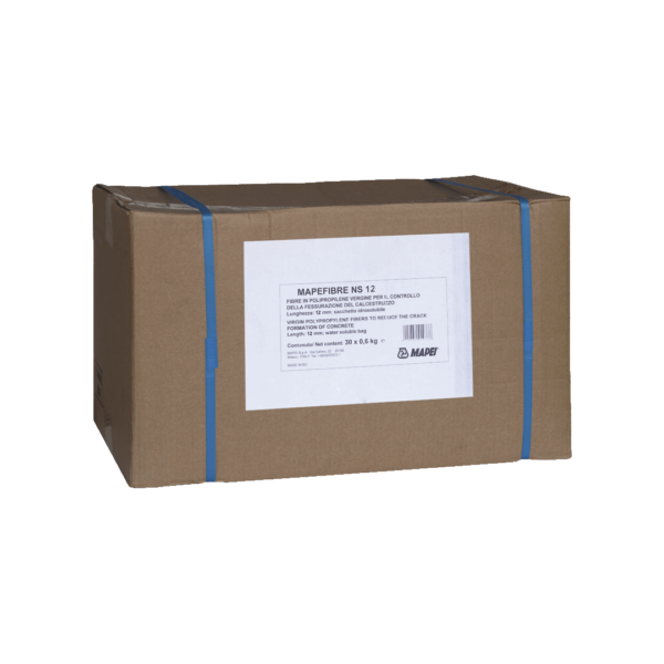 MAPEFIBRE NS12 (30 Sacchetti x 0,6Kg cadauno) - Microfibre in polipropilene per calcestruzzi.