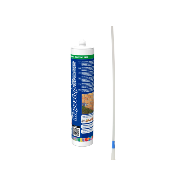 KIT 10 PZ. MAPESTOP CREAM (Cartuccia 280Ml) + MAPESTOP CREAM TOOL (5Pz.) - MAPESTOP CREAM è un gel pronto all’uso per la realizzazione di barriere chimiche contro l’umidità di risalita.