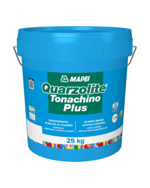QUARZOLITE TONACHINO PLUS (25Kg) (GRANELLO 1,2mm/1,5mm) - Rivestimento acrilico igienizzante per esterni e interni.