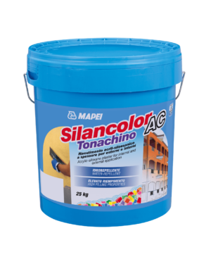 SILANCOLOR AC TONACHINO (25Kg) (GRANELLO 1,2mm/1,5mm) - Rivestimento acril-silossanico a spessore per esterni e interni.