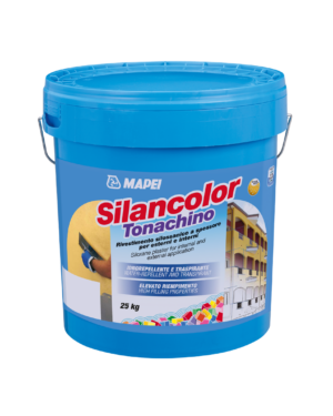 SILANCOLOR TONACHINO (25Kg) (GRANELLO 0,7mm/1,2mm/1,5mm/2mm) - Rivestimento silossanico a spessore per esterni e interni.