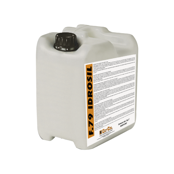 F.79 IDROSIL (5Kg) - Idrorepellente siliconico ad elevata penetrazione in soluzione acquosa trasparente e traspirante.