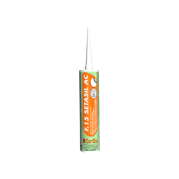 F.15 SETASIL AC (Cartuccia 310Ml) - Sigillante siliconico monocomponente.
