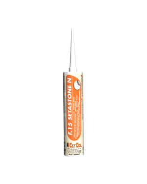 F.15 SETASTONE N (GRIGIO - Cartuccia 310Ml) - Sigillante siliconico a reticolazione neutra.