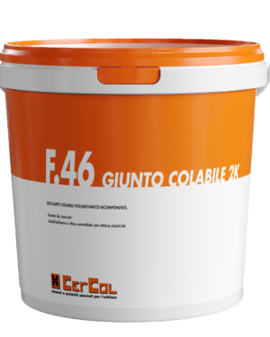 F.46 GIUNTO COLABILE 2K (KIT A+B 5Kg) - Sigillante epossi-poliuretanico colabile ad elevata resistenza e ad alto modulo elastico.