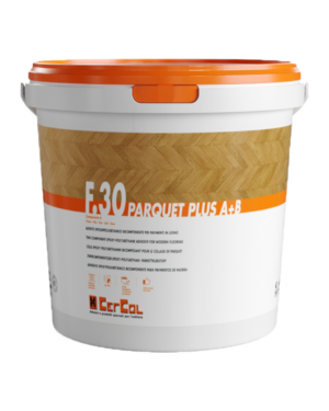 F.30 PARQUET PLUS A+B (CHIARO 10Kg) - Adesivo epossipoliuretanico bicomponente per pavimenti in legno.