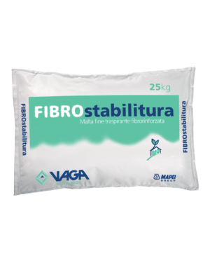 FIBROstabilitura (25Kg) - Malta fine traspirante fibrorinforzata
