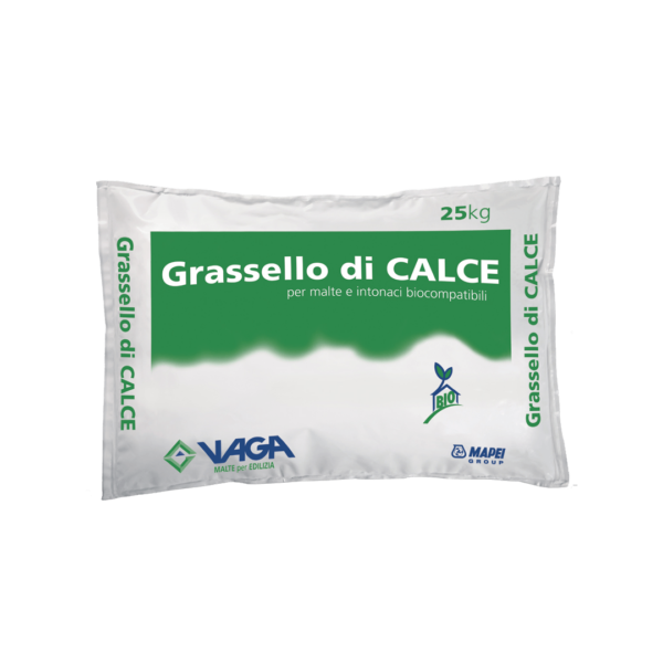Grassello di CALCE (25Kg) - per malte e intonaci biocompatibili