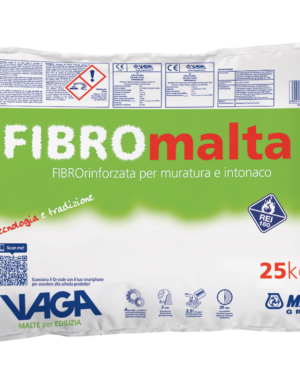 FIBROmalta (25Kg) - FIBROrinforzata per muratura e intonaco.