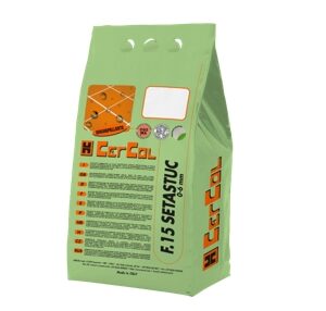 F.15 SETASTUC 0-6 mm (2Kg) - Fugante monocomponente idrorepellente, antimuffa, a base di cementi speciali ad elevata resistenza all'abrasione e compressione